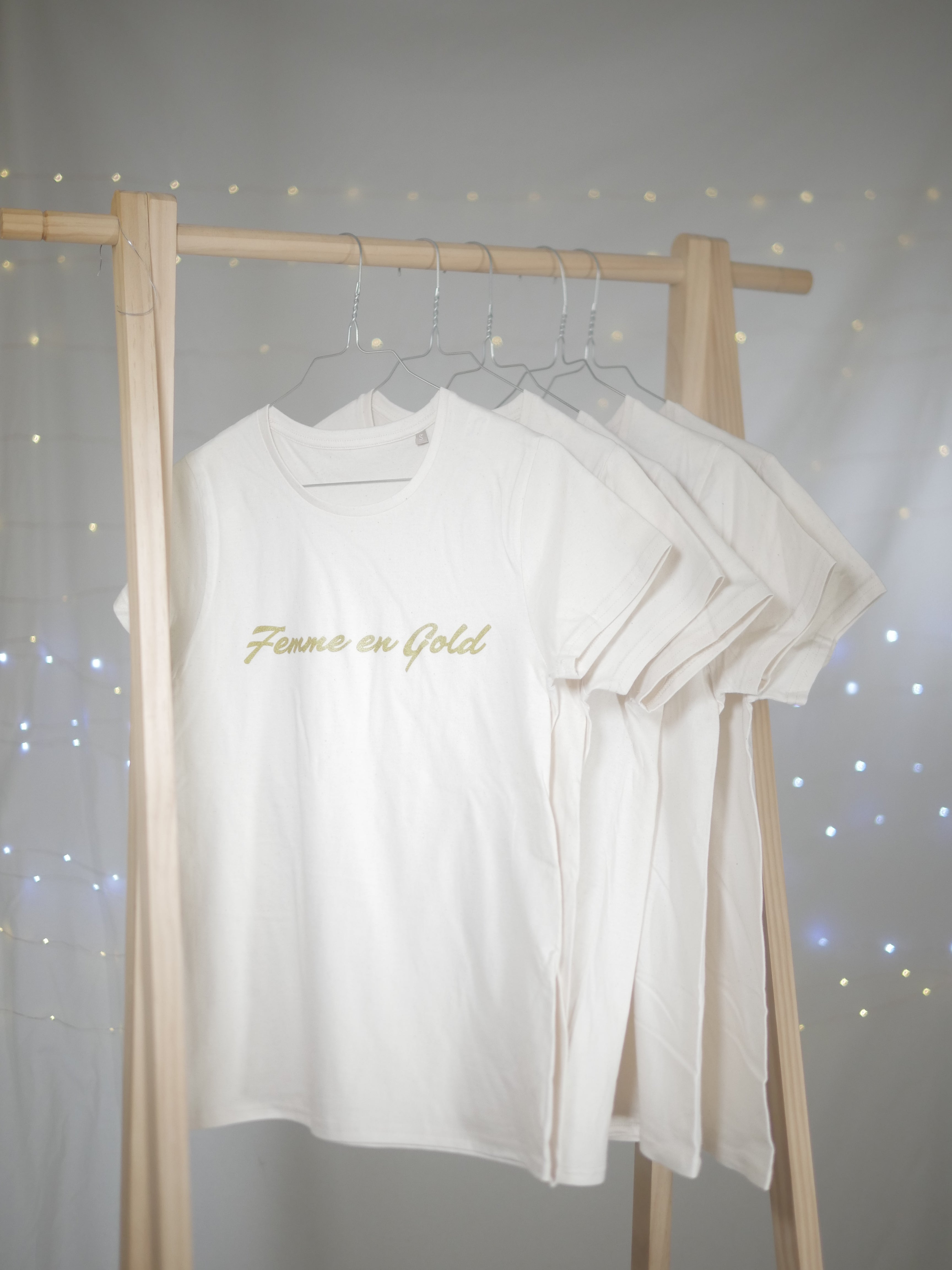 T-Shirt beige à manches courtes