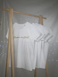 T-Shirt blanc à manches courtes