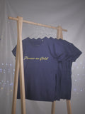 T-Shirt bleu à manches courtes